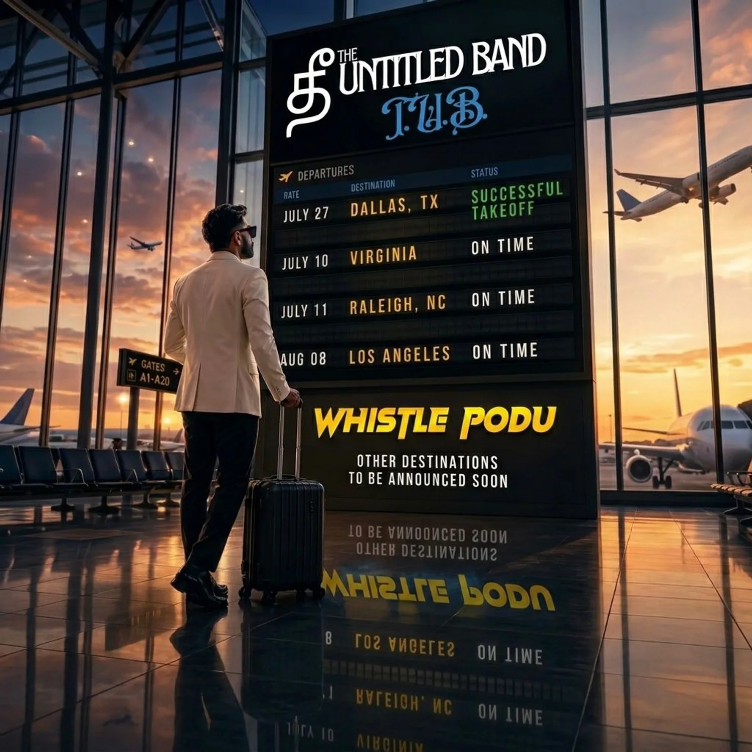 Whistle Podu Tour Los Angeles flyer